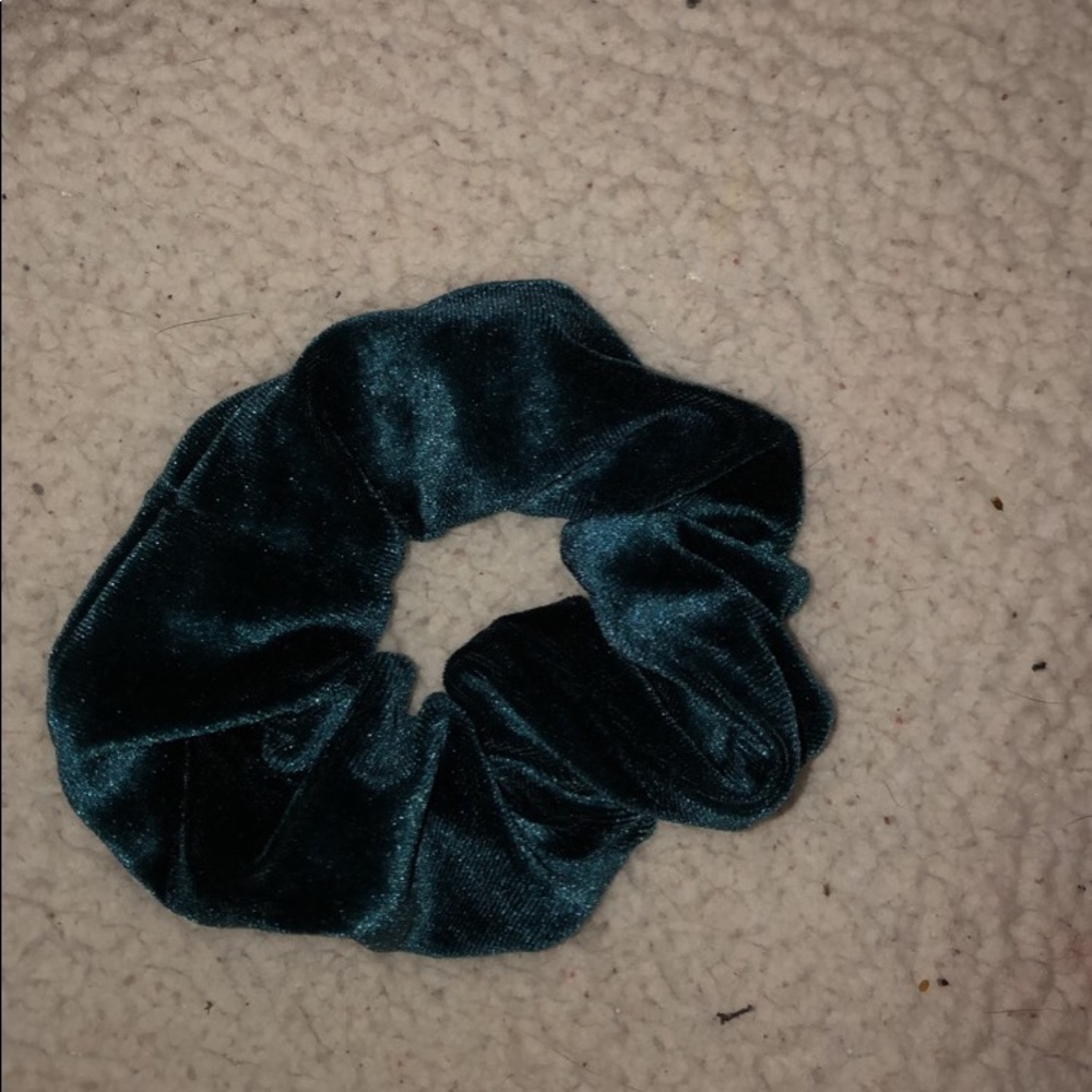 set of velvet scrunchies